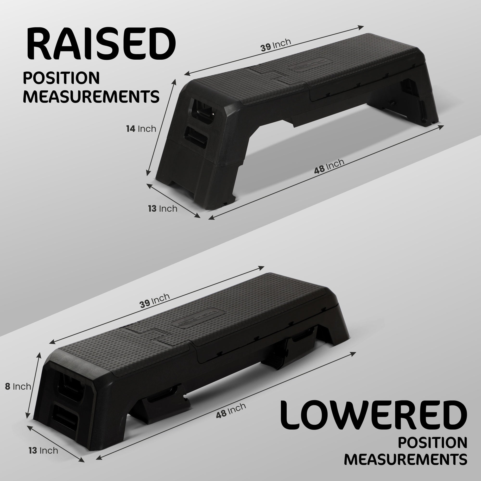 HolaHatha Multifunctional Fitness Aerobic Deck w/Internal Storage(Open Box) - VMInnovations