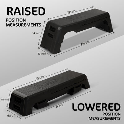 HolaHatha Multifunctional Fitness Aerobic Deck w/Internal Storage(Open Box) - VMInnovations