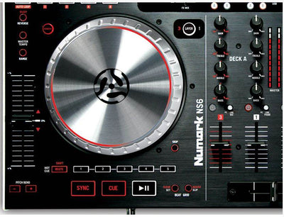 NUMARK NS6 4-Channel Digital DJ Midi Controller & Mixer - (Slight Use)