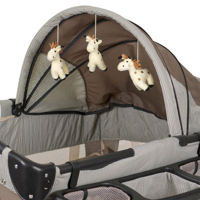 Baby Trend Deluxe Home Nursery Center with Music and Full Bassinet, Havenwood - VMInnovations