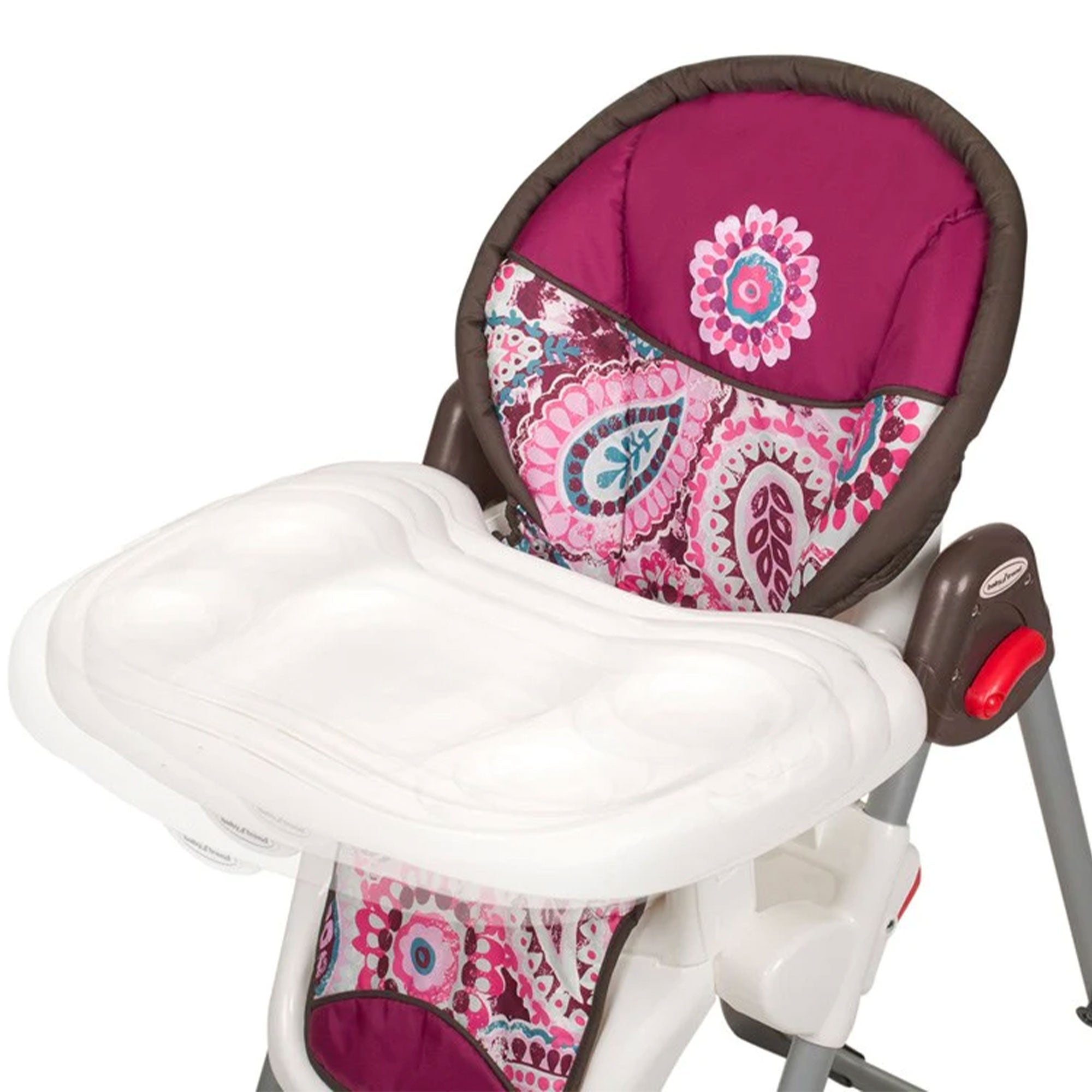 Baby Trend Sit-Right Durable Compact Freestanding Foldable High Chair, Paisley - VMInnovations