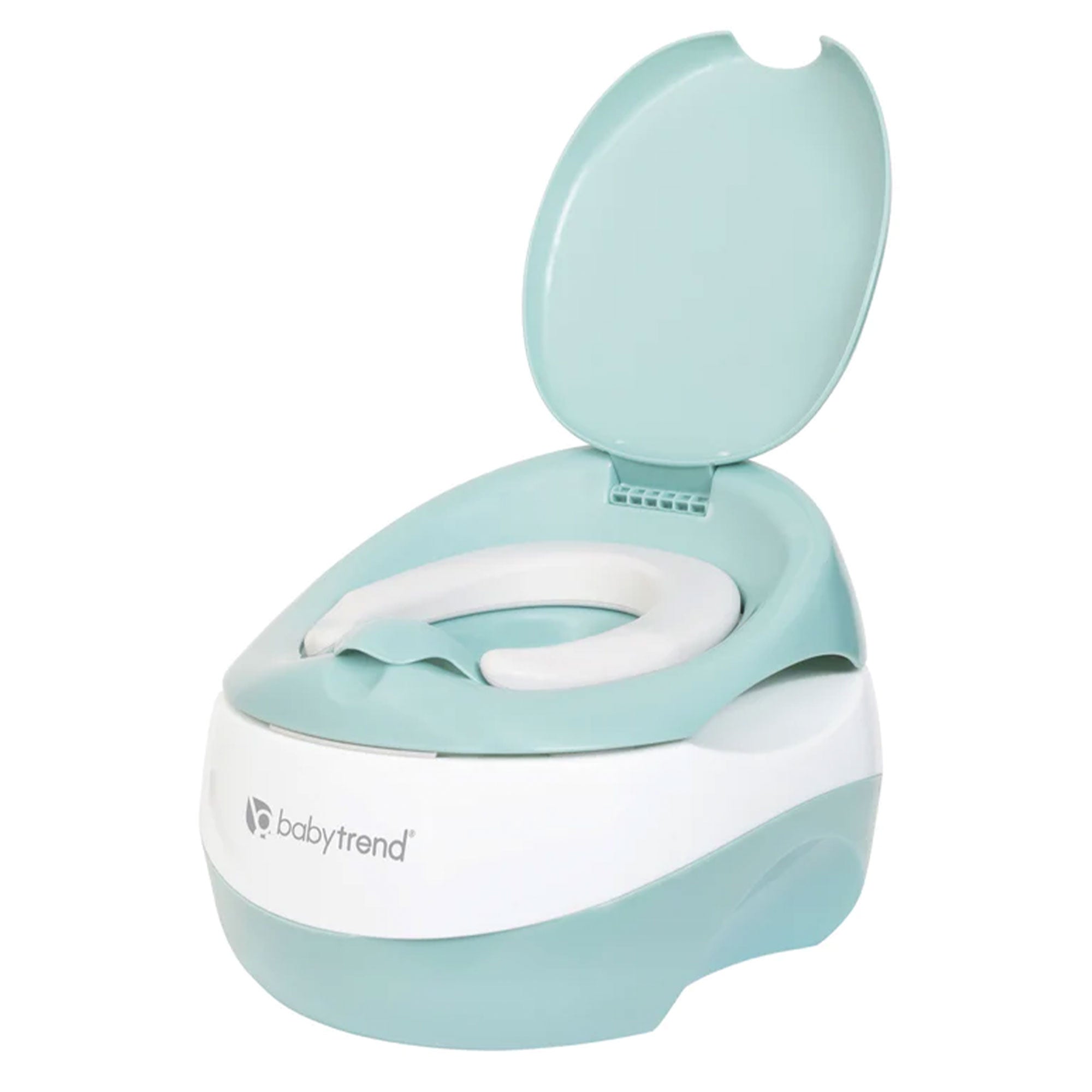 Baby Trend 3-in-1 Portable Potty Seat with Lid and Step Stool, Green (Open Box)