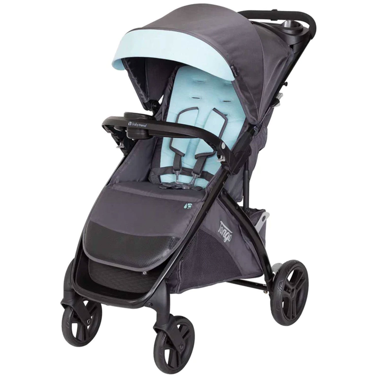Baby Trend Tango Lightweight Foldable Stroller with Dual Suspension, Blue Mist - VMInnovations
