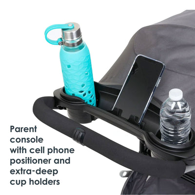 Tango Lightweight Foldable Stroller with Dual Suspension, Blue Mist (Open Box) - VMInnovations