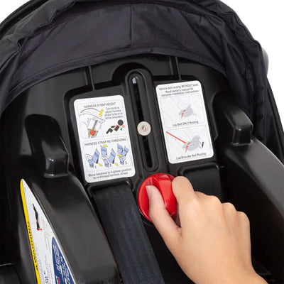 Baby Trend Secure Snap Gear 35 Infant Car Seat with 3 Panel Canopy, Purest Blue - VMInnovations