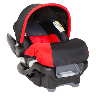 Baby Trend Ally Newborn Baby Infant Car Seat Travel System with Cover, Mars Red - VMInnovations