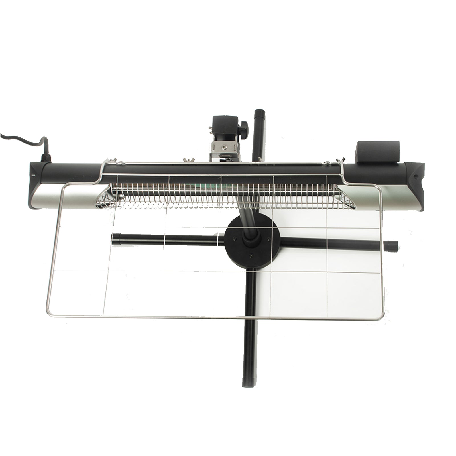 Sengoku HeatMate Weatherproof Patio Heater with Stand & Remote, Silver(Open Box) - VMInnovations