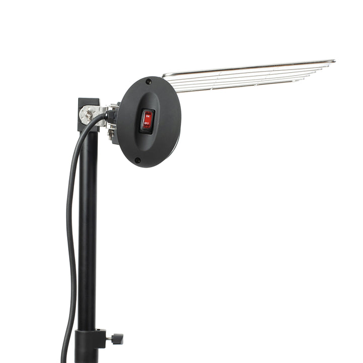 Sengoku HeatMate Weatherproof Patio Heater with Stand & Remote, Silver(Open Box)