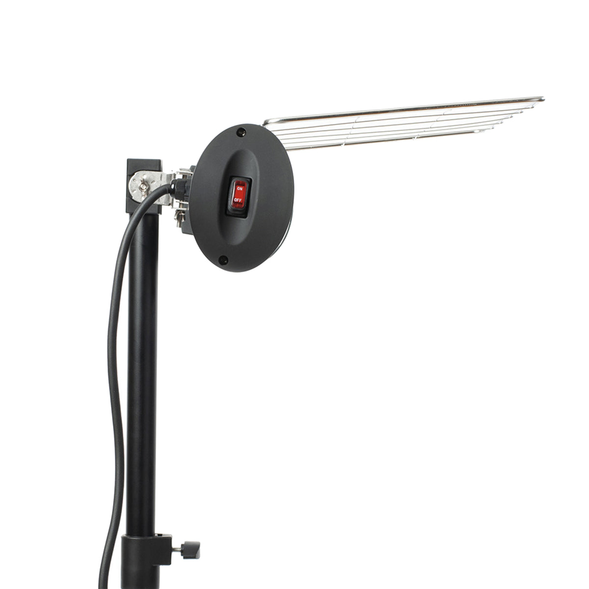 Sengoku Weatherproof Graphite Patio Heater w/Stand & Remote, Silver (Used) - VMInnovations