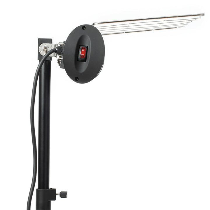 Sengoku Weatherproof Graphite Patio Heater with Stand & Remote, Black(For Parts)