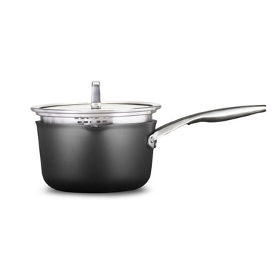 Calphalon Premier 3.5 Quart Hard-Anodized Nonstick MineralShield Sauce Pan w/Lid - VMInnovations