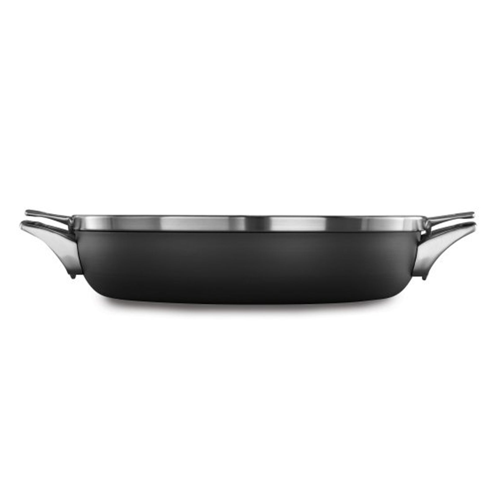 Calphalon Premier Space Saving 12 Inch Hard Anodized Nonstick Everyday Pan w/Lid - VMInnovations