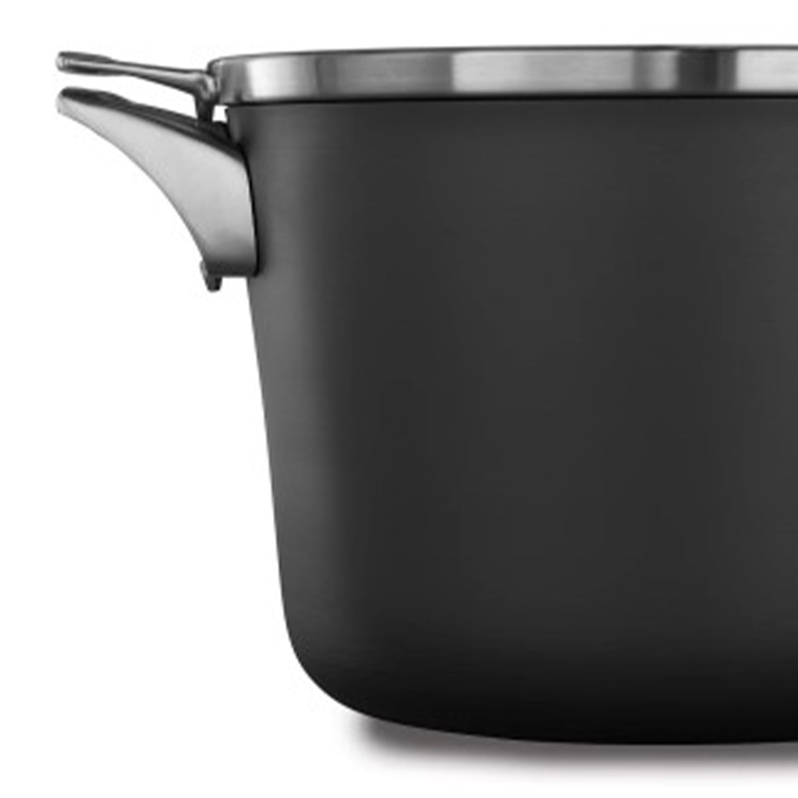 Calphalon Premier Space Saving 8 Quart Hard Anodized Nonstick Stock Pot with Lid - VMInnovations