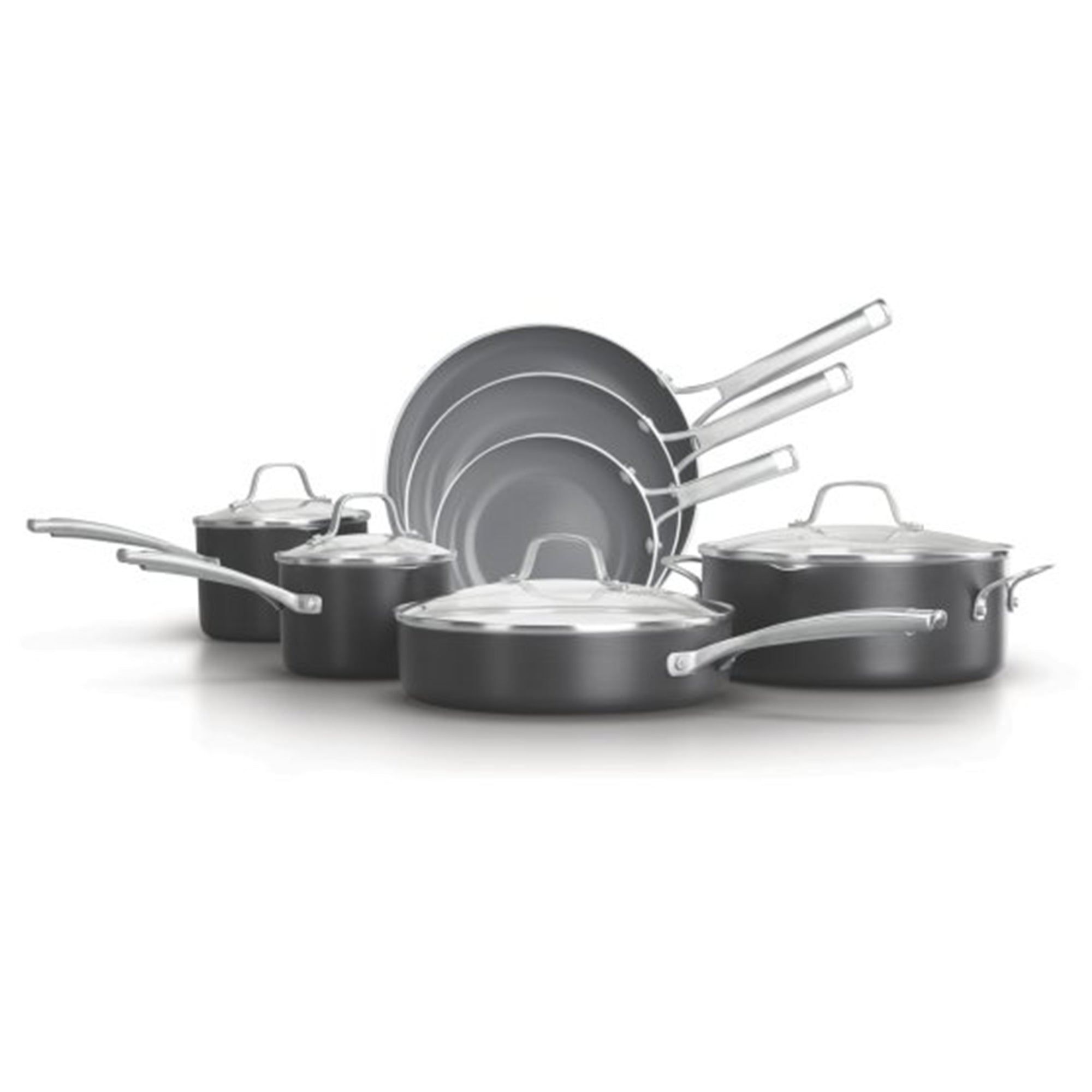 Calphalon 11pc Classic Oil Infused Ceramic Cookware Set with Stay Cool Handles - VMInnovations