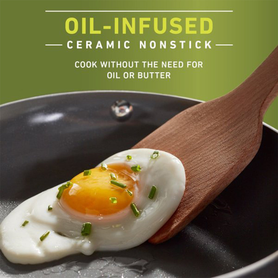 Calphalon 11pc Classic Oil Infused Ceramic Cookware Set with Stay Cool Handles - VMInnovations