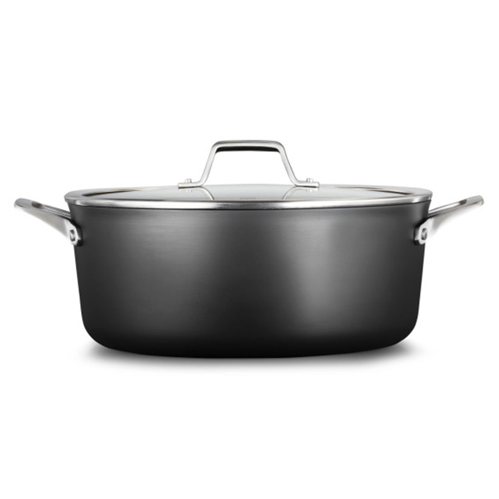 Calphalon Premier Space Saving 8.5 Quart Hard-Anodized Nonstick Dutch Oven w/Lid - VMInnovations