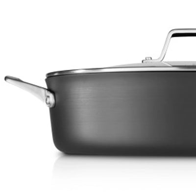 Calphalon Premier 7 Qt Hard-Anodized Nonstick MineralShield Sauteuse Pan w/Lid