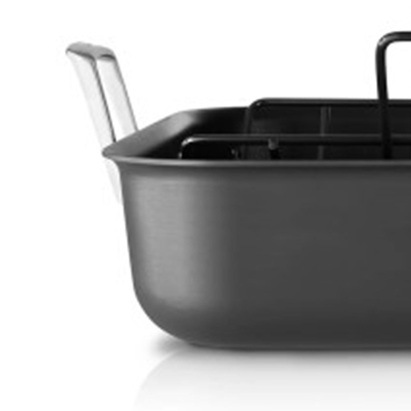 Calphalon Premier 16 Inch Hard Anodized Nonstick Roasting Pan with Elevated Rack - VMInnovations