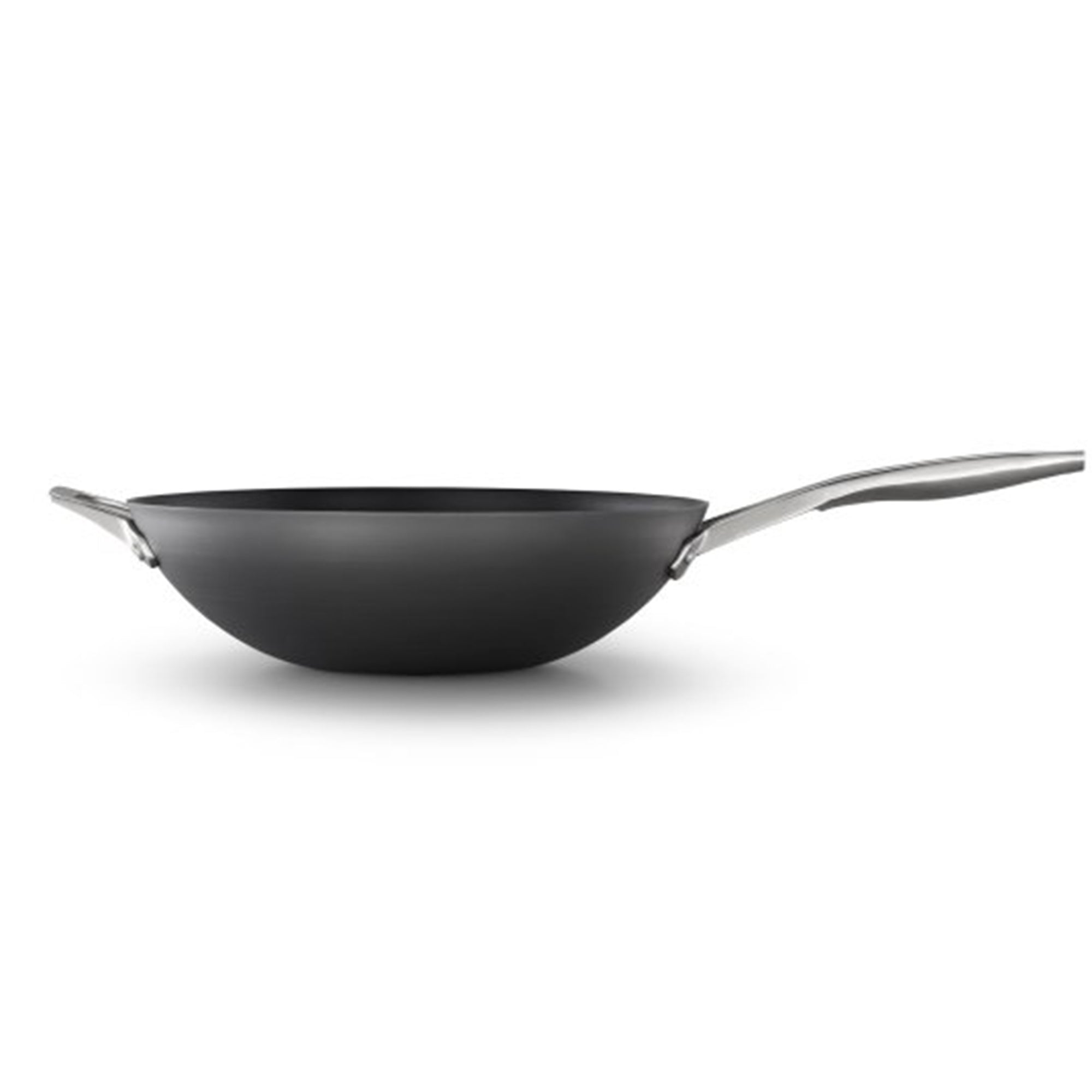 Calphalon Premier 13 Inch Hard Anodized MineralShield Nonstick Flat Wok Pan - VMInnovations