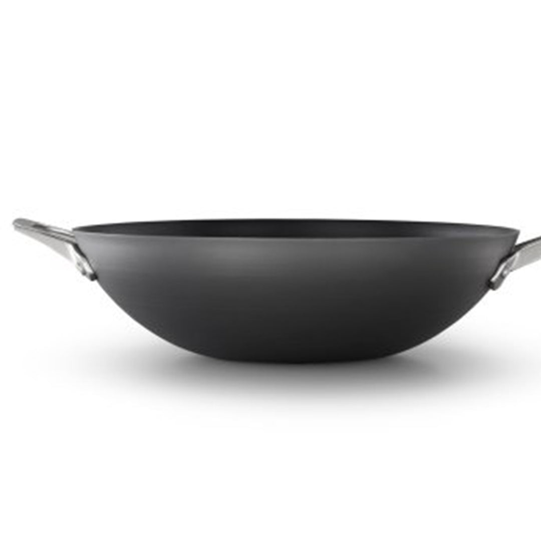 Premier 13 Inch Hard Anodized MineralShield Nonstick Flat Wok Pan (Used) - VMInnovations