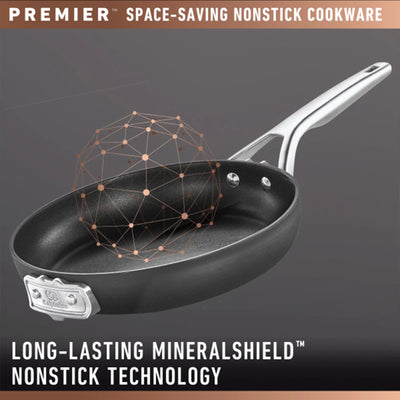 Premier 13 Inch Hard Anodized MineralShield Nonstick Flat Wok Pan (Used)