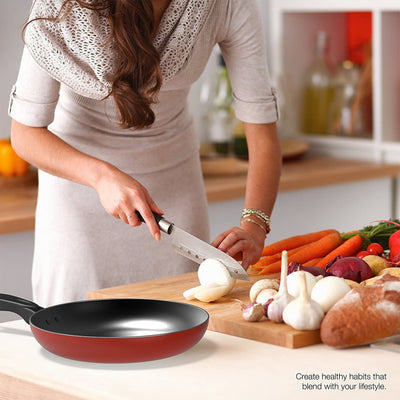 Vremi 15 Piece Nonstick Aluminum Pot and Pans Cookware Set with Cooking Utensils