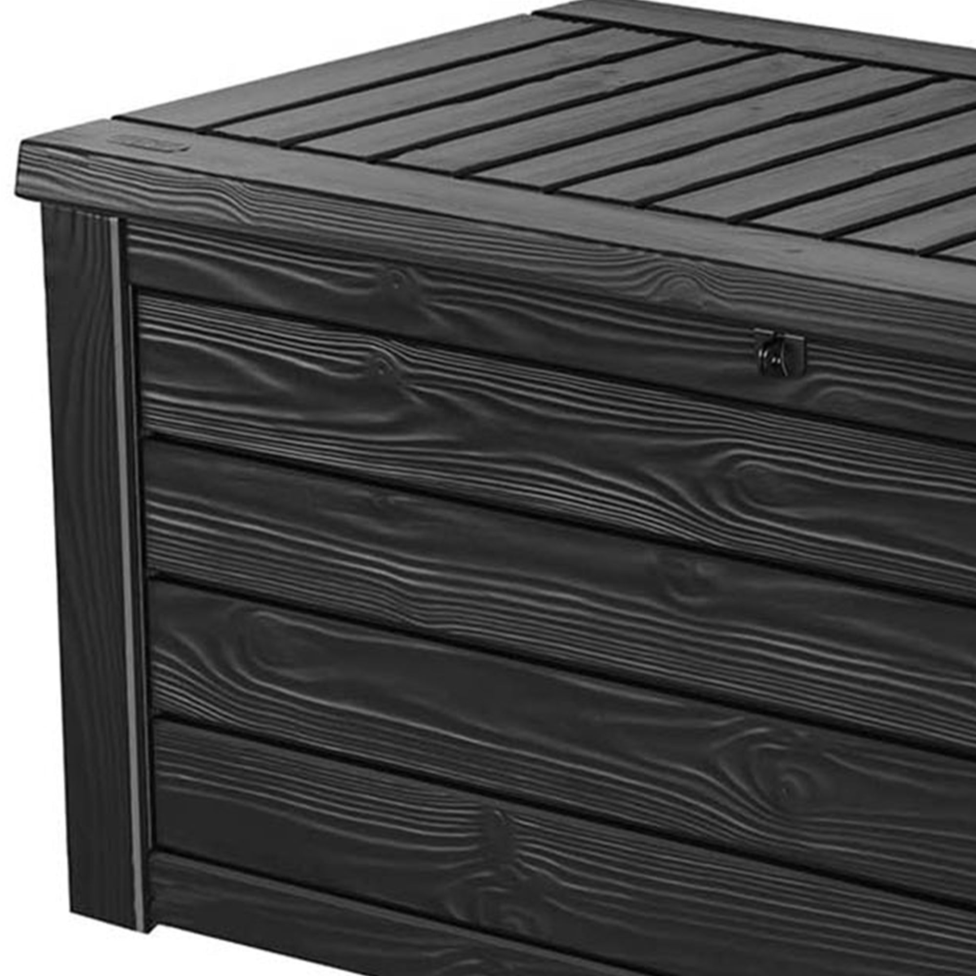 Keter Westwood Outdoor 150 Gal Deck Storage Box for Yard Tools, Grey (2 Pack) - VMInnovations