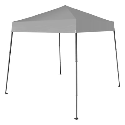 Crown Shades 8'x8' Base 6.5'x6.5' Top Pop Up Canopy w/Carry Bag, Gray (Open Box) - VMInnovations