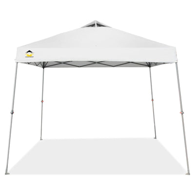 Crown Shades 11' x 11' Base 9' x 9' Top Pop Up Canopy w/Carry Bag, White (Used)