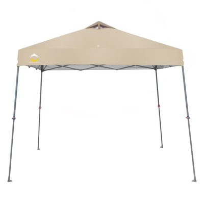 11' x 11' Base 9' x 9' Top Instant Pop Up Canopy w/Carry Bag, Beige (Used)