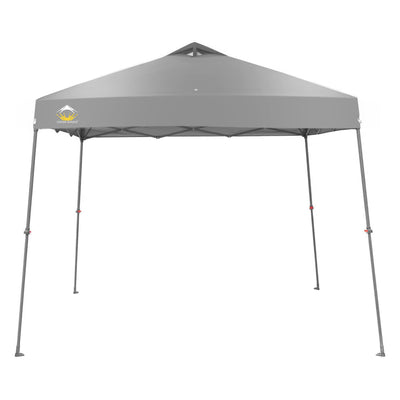 Crown Shades 11' x 11' Base 9' x 9' Top Instant Pop Up Canopy w/Carry Bag, Gray - VMInnovations