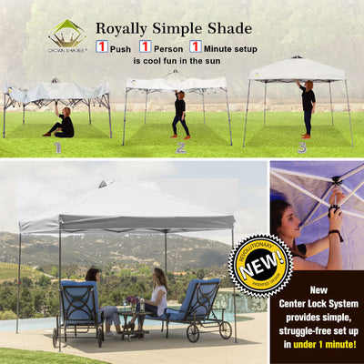 Crown Shades 10 x 10 Foot  Pop Up Folding Shade Canopy w/Carry Bag (For Parts)