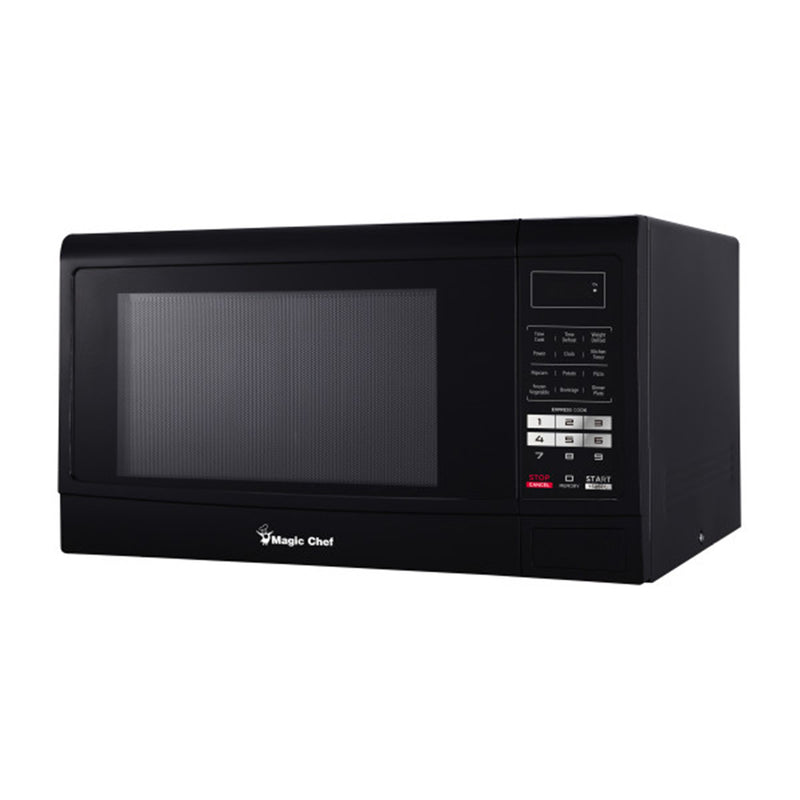 Magic Chef Countertop Microwave w/6 Cook Modes & 11 Power Levels,Black(Open Box)