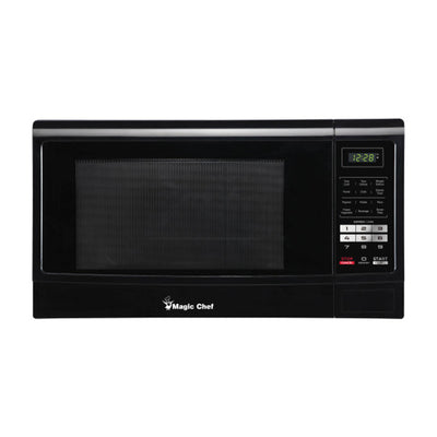 Magic Chef Countertop Microwave w/6 Cook Modes & 11 Power Levels,Black(Open Box)