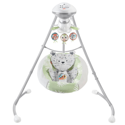 Fisher-Price Snow Leopard Baby Dual Motion Swing with Sounds & Motorized Mobile - VMInnovations