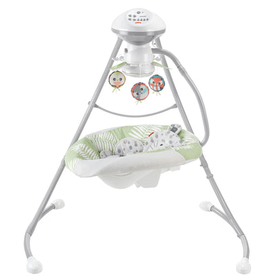 Fisher-Price Snow Leopard Baby Dual Motion Swing with Sounds & Motorized Mobile - VMInnovations