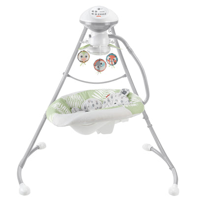 Snow Leopard Baby Dual Motion Swing with Sounds & Motorized Mobile (Open Box)