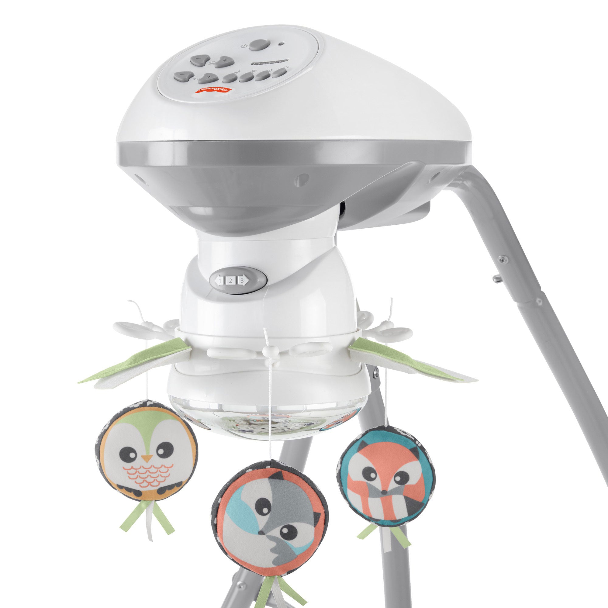 Fisher-Price Snow Leopard Baby Dual Motion Swing with Sounds & Motorized Mobile - VMInnovations