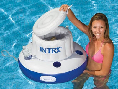 2) INTEX Mega Chill Inflatable Floating Beverage Cooler