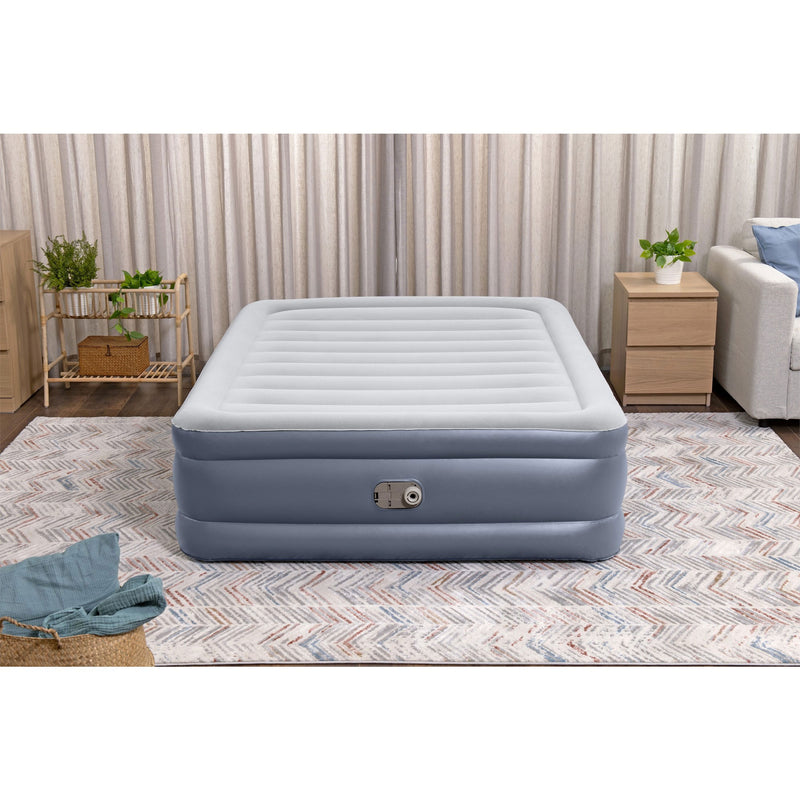 Tritech Air Mattress w/Built-in AC Pump & Antimicrobial Coating, Queen (Used)