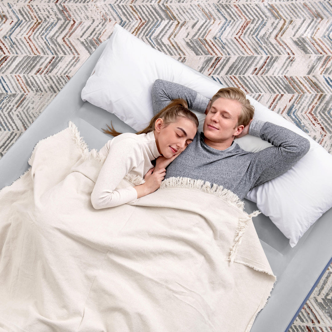 Bestway Tritech Airbed, Queen-Sized 20" Mattress with Built-In AC Pump, 2 Pack