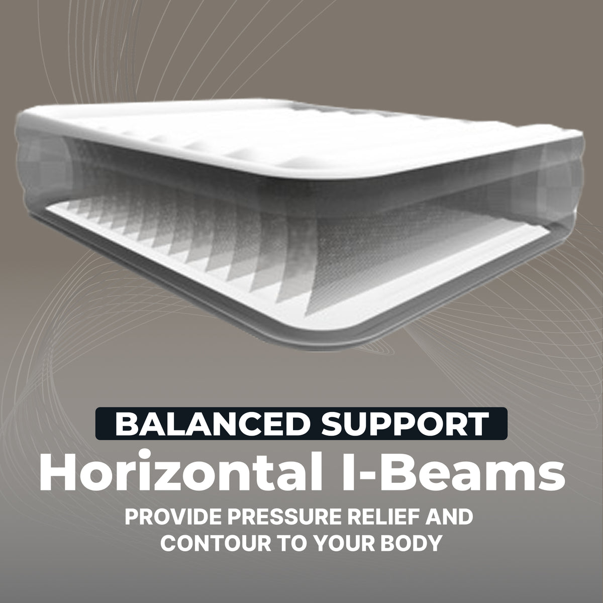 Tritech Air Mattress w/Built-in AC Pump & Antimicrobial Coating, Queen (Used)