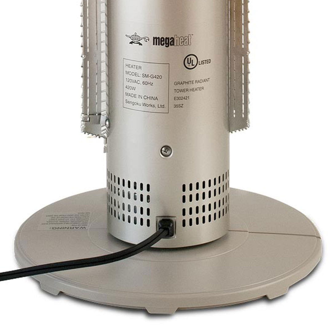 Sengoku HeatMate Portable Instant Heat Tower Electric Heater, Champagne (Used)