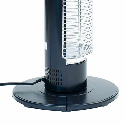 Sengoku HeatMate Portable Instant Graphite Medium Tower Electric Heater, Black - VMInnovations