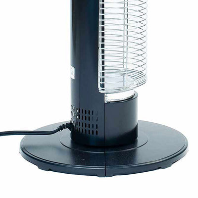 Sengoku HeatMate Portable Graphite Medium Tower Electric Heater, Black(Open Box)