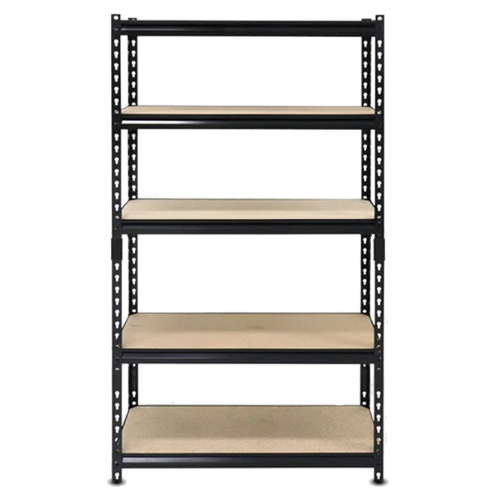 Juggernaut Storage 18" x 72" 5 Shelf Steel Utility Shelving Storage Unit, Black