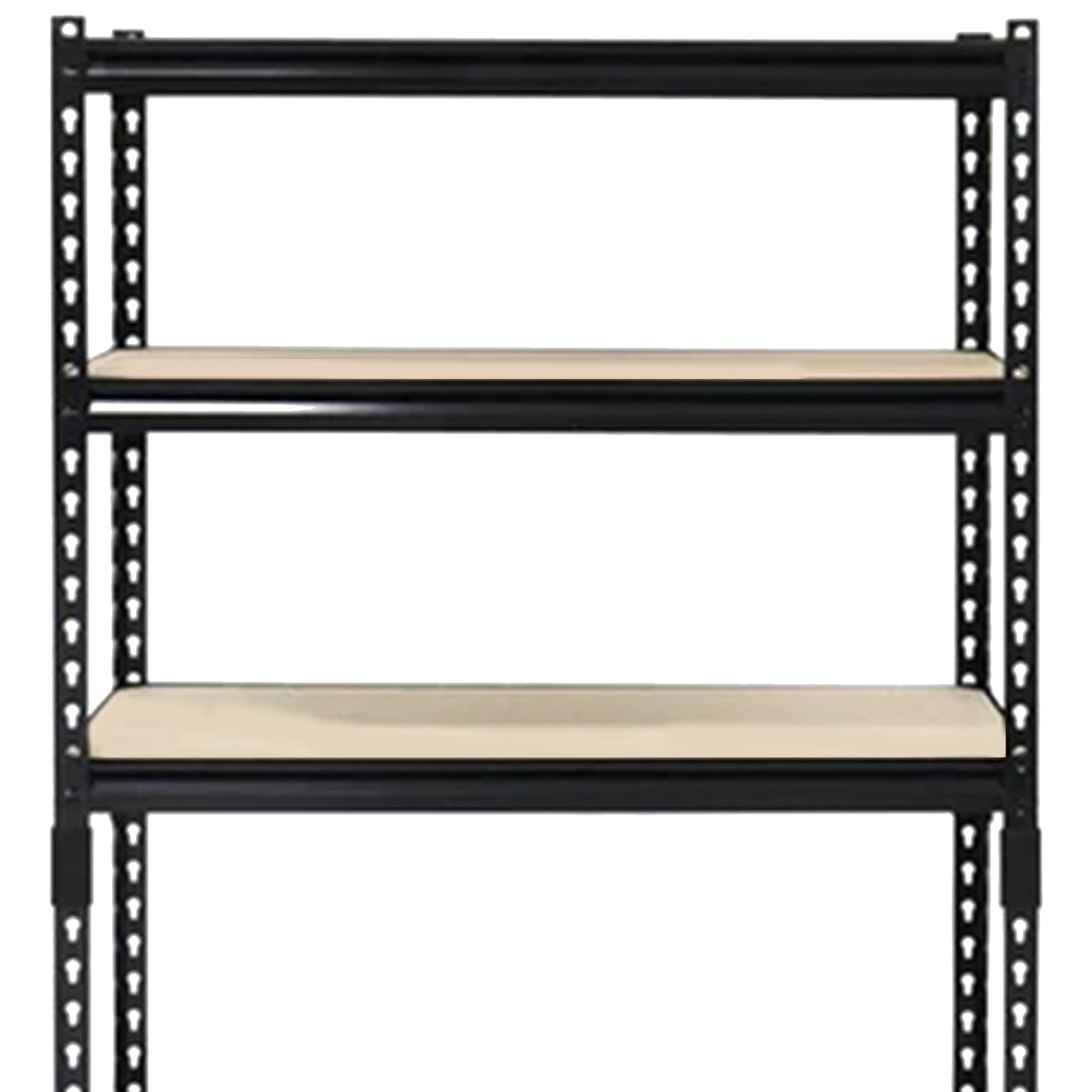 24" x 72" 5 Shelf Steel Utility Shelving Storage Unit, Black (Open Box) - VMInnovations