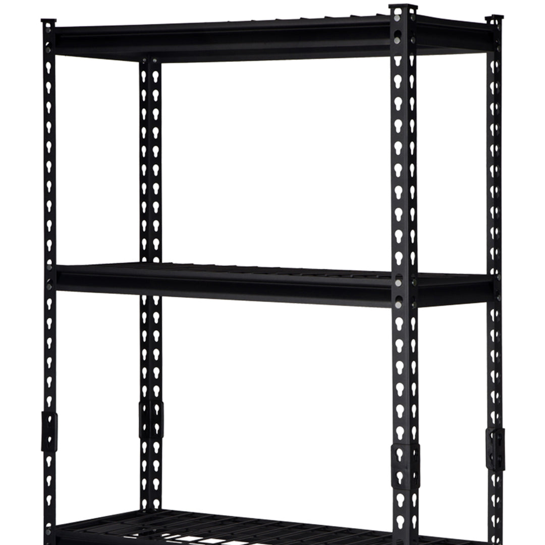 Pachira 30"W x 60"H 4 Shelf Shelving for Home & Office Organizing, Black (Used)