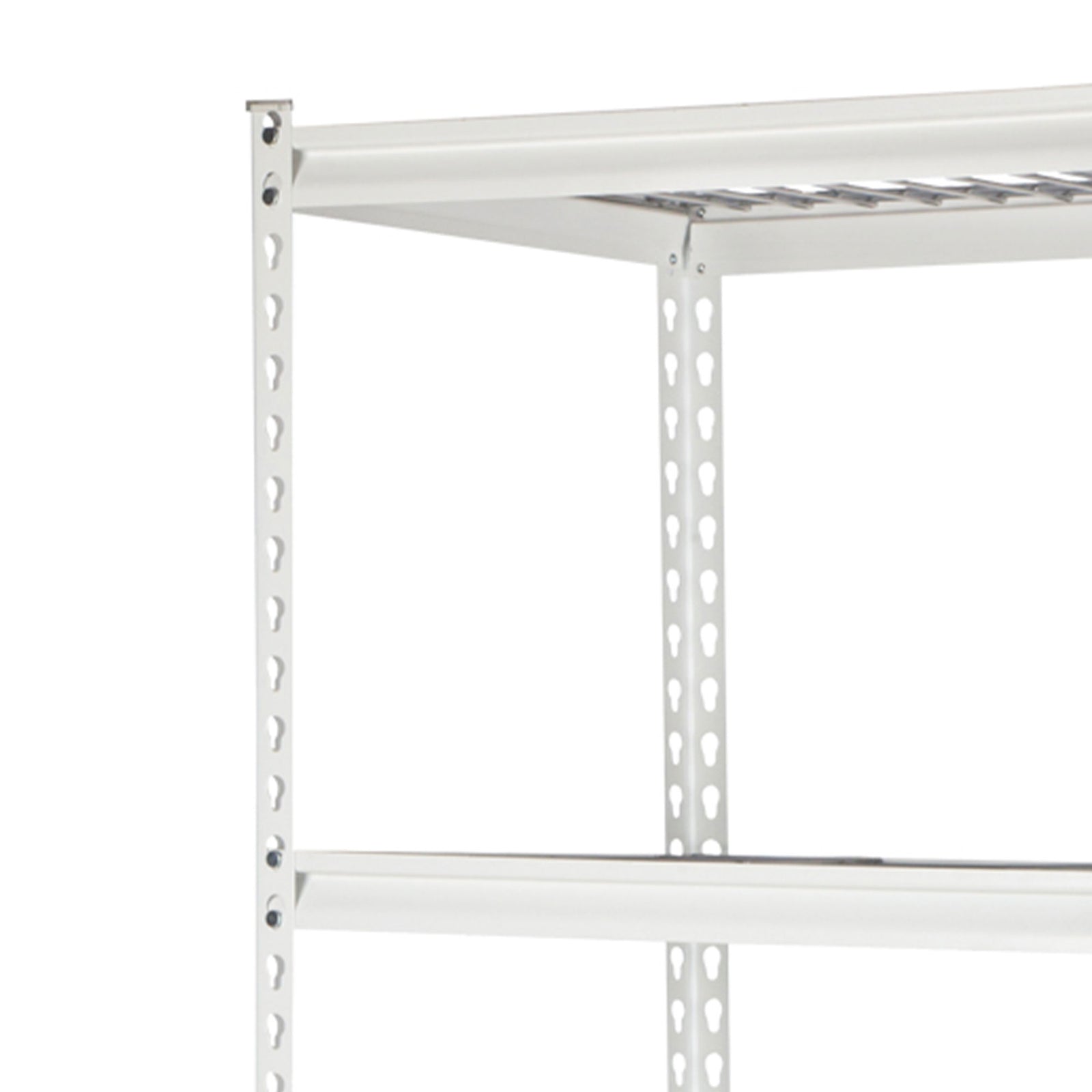 Pachira 36"W x 60"H 4 Shelf Steel Shelving for Home & Office, White (Used) - VMInnovations