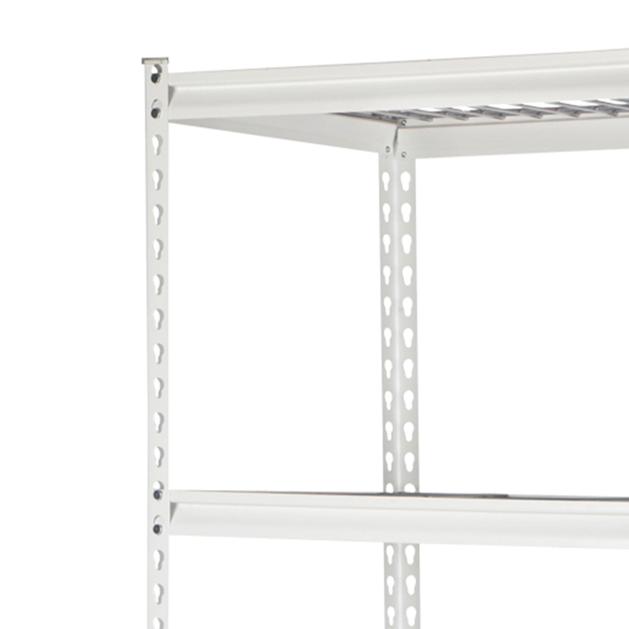 Pachira 36"W x 60"H 4 Shelf Steel Shelving for Home & Office, White (Used) - VMInnovations